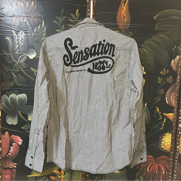 H.D. Lee C9., INC button down long sleeve shirt XL - Picture 6 of 7